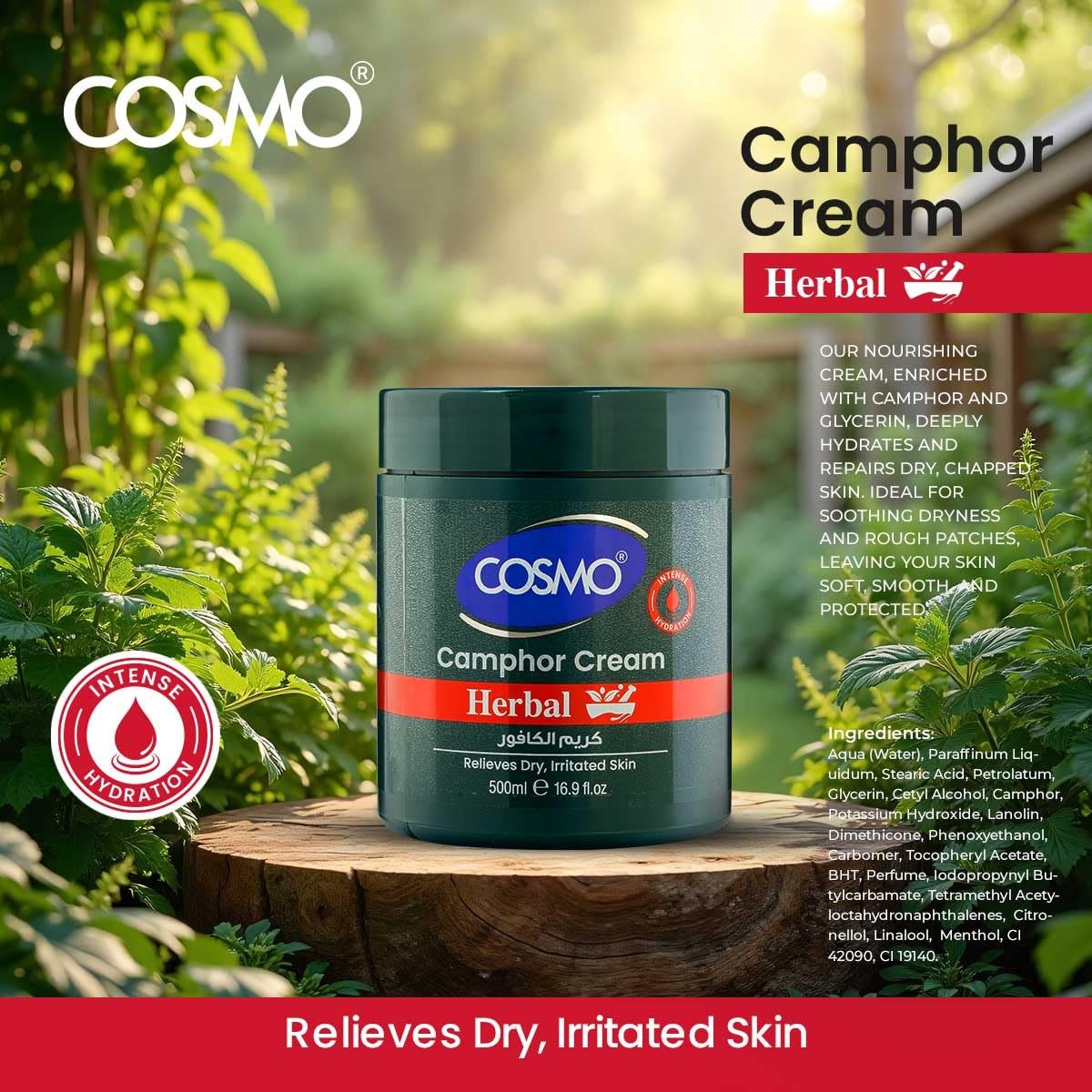 Body Camphor Cream Herbal