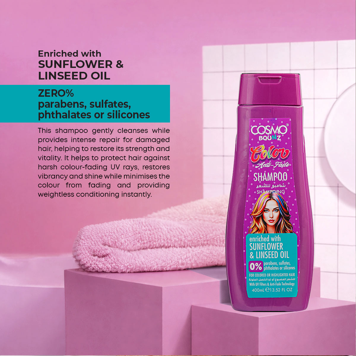 Bounz Color Anti Fade Shampoo