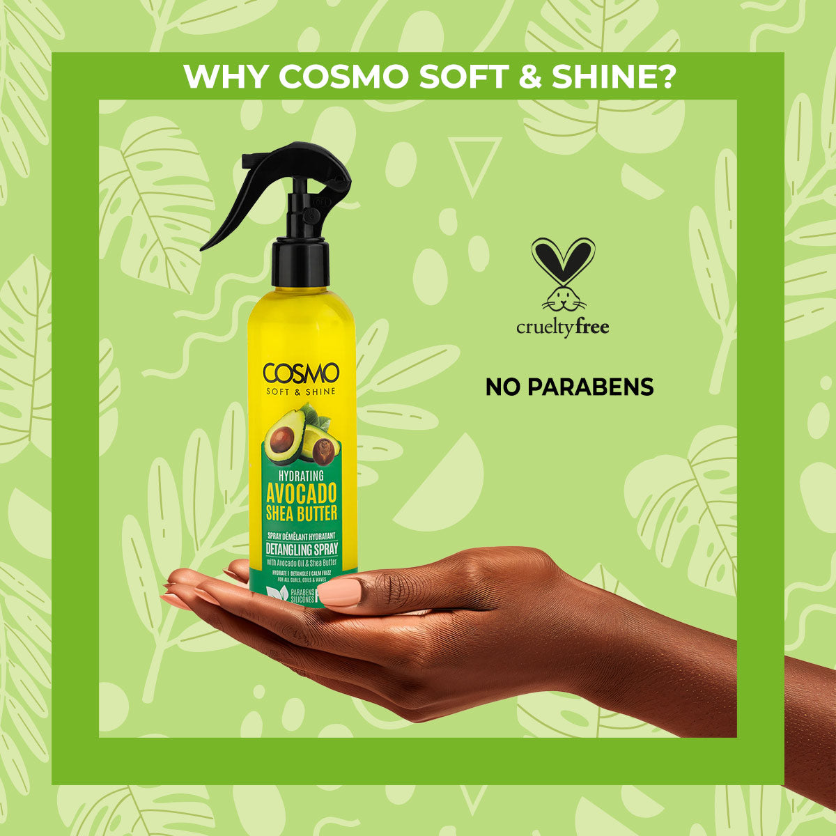 Soft & Shine Hydrating Avocado & Shea Butter Detangling Spray