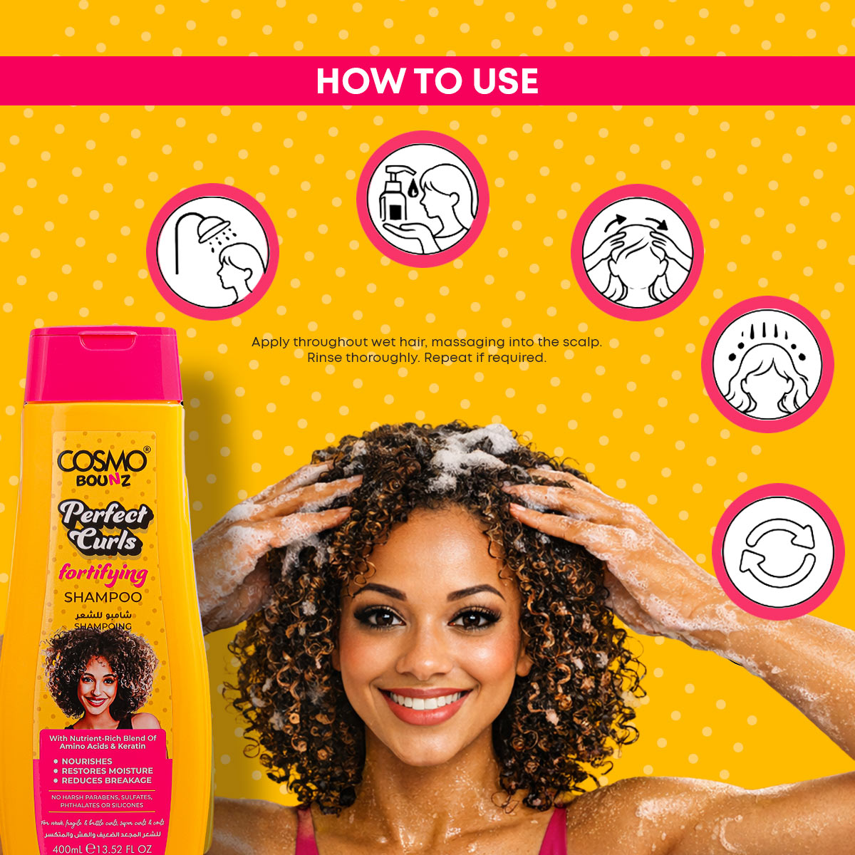 Bounz Perfect Curls Fortifying Shampoo