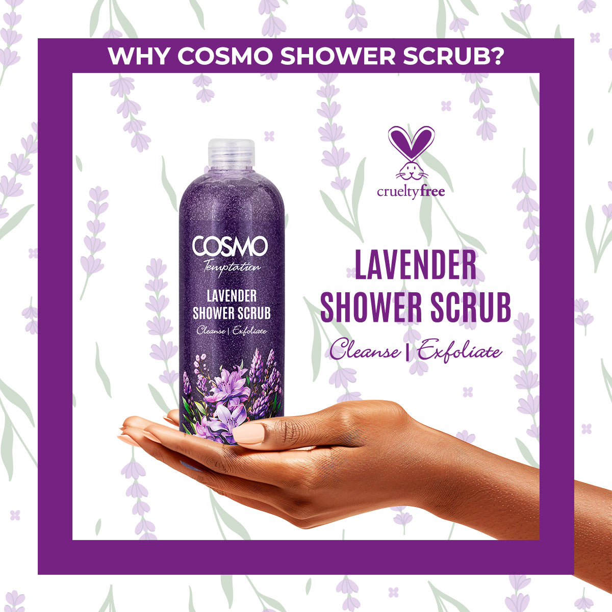 Temptation Lavender Shower Scrub