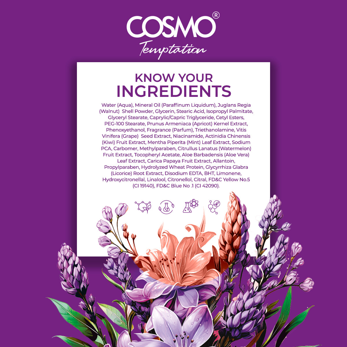 Temptation Lavender Shower Scrub