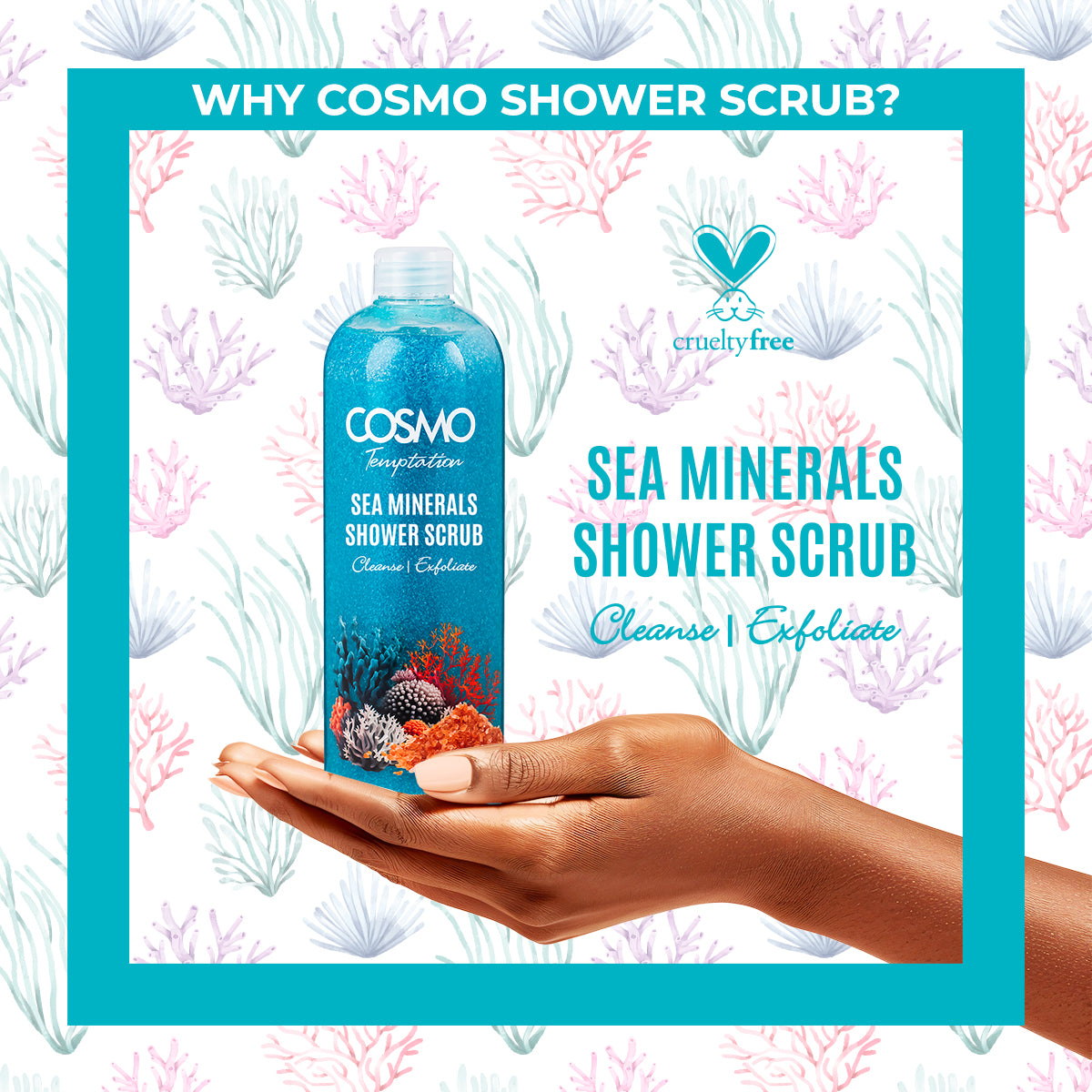 Temptation Sea Minerals Shower Scrub