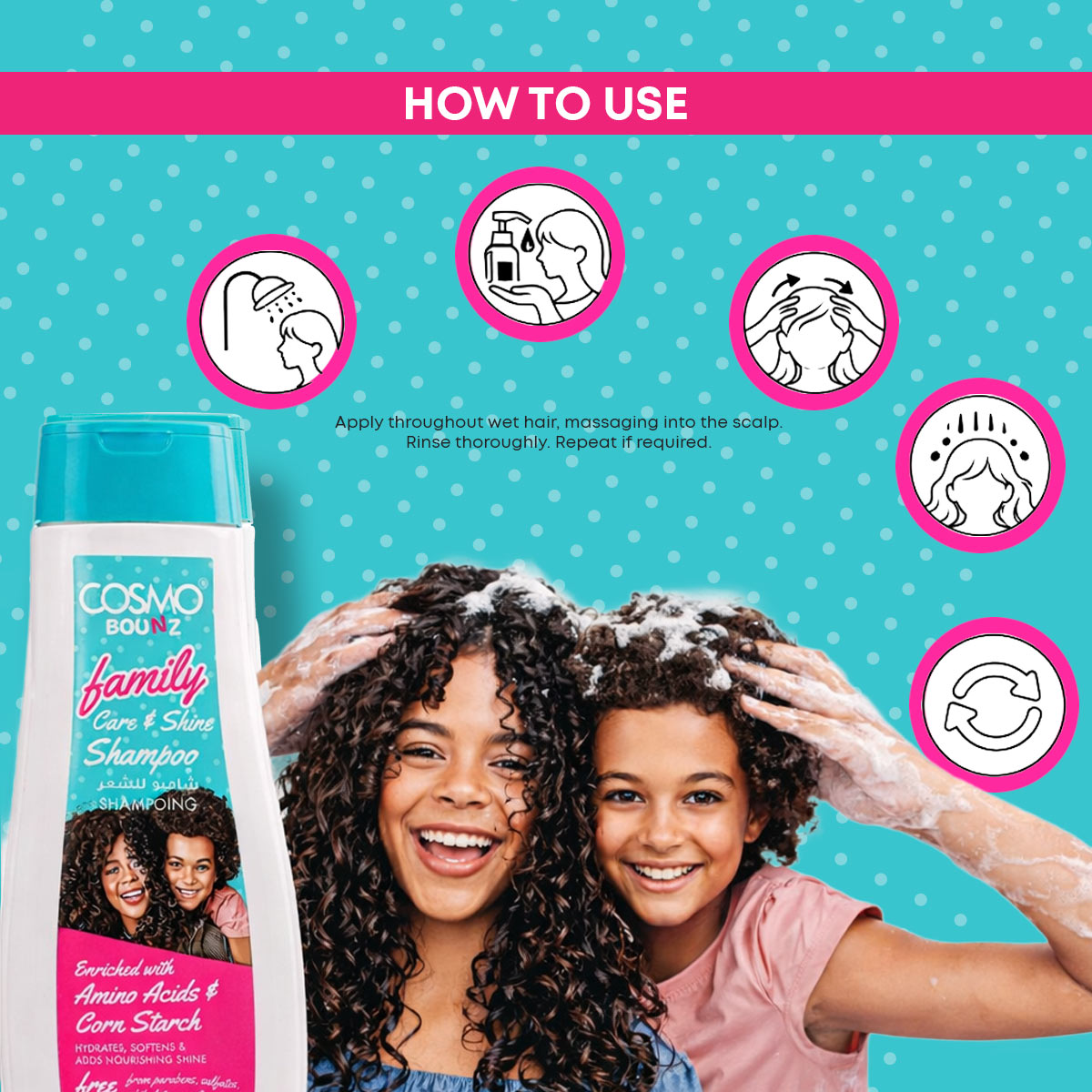 Bounz Family Care & Shine Shampoo