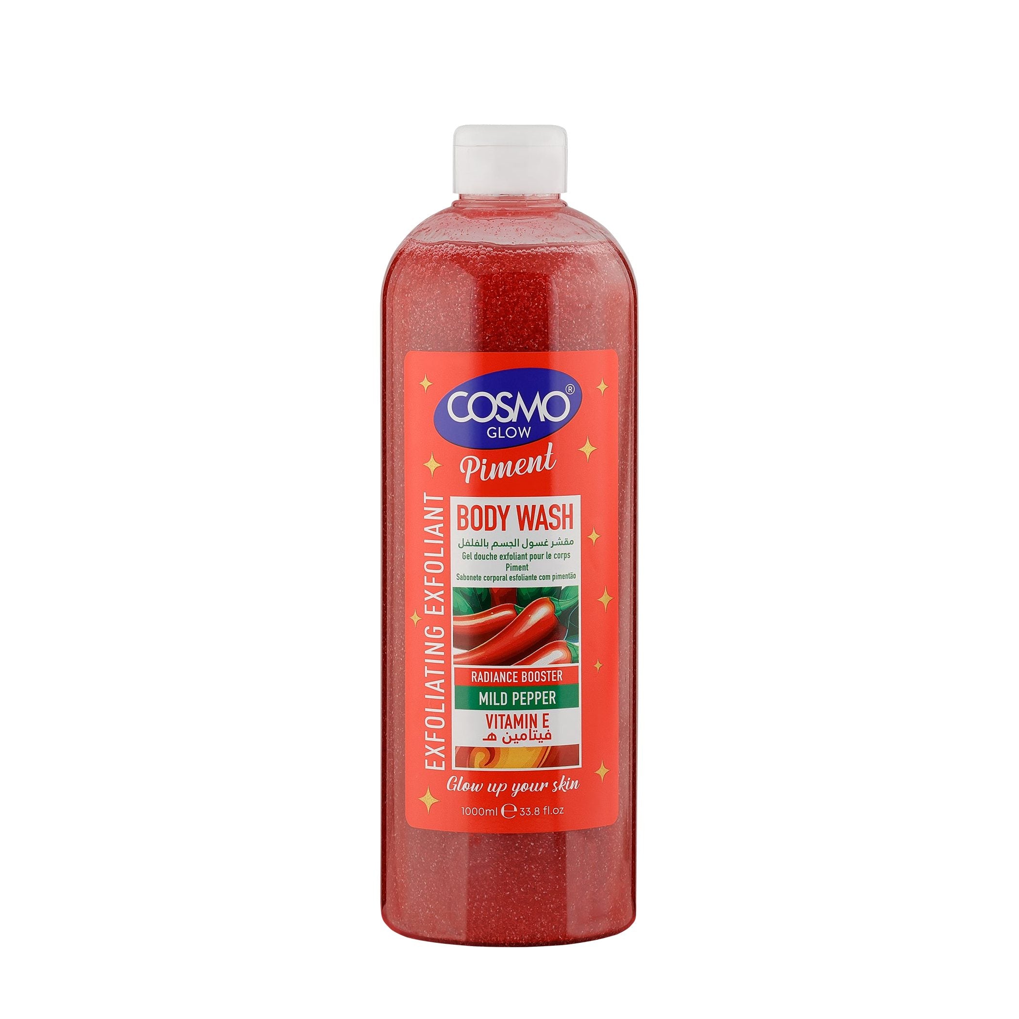 Cosmo Body Base Cosmo Glow Piment Exfoliating Body Wash