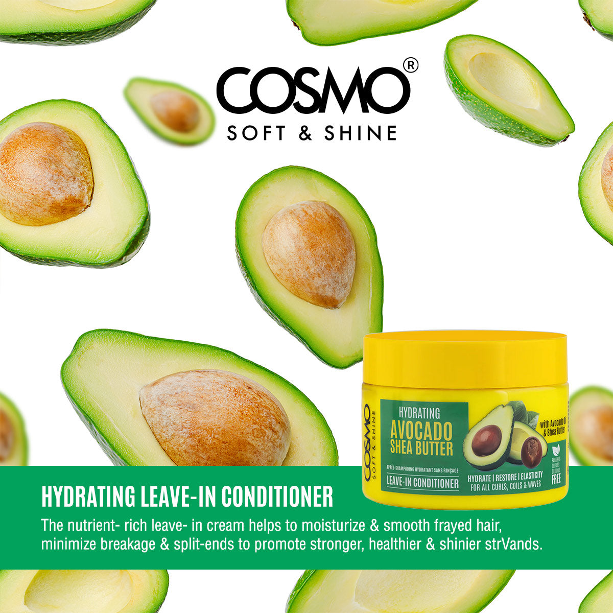 Soft & Shine Hydrating Avocado & Shea Butter Leave-In Conditioner