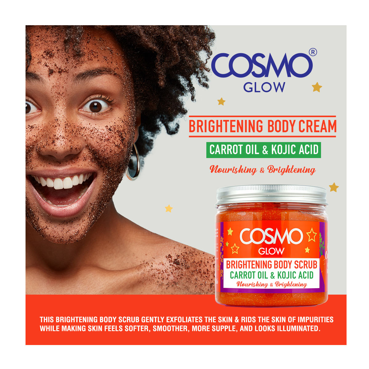 Cosmo Body Base Cosmo Glow Brightening Body Scrub