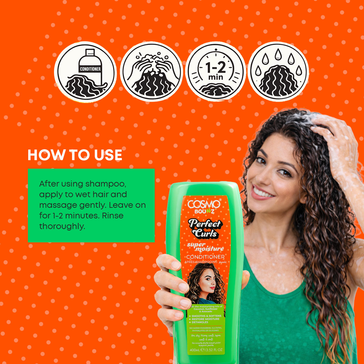Bounz Perfect Curls Super Moisture Conditioner